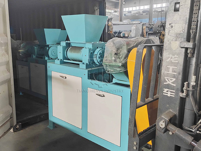 Double Roller Press Granulator Shipped