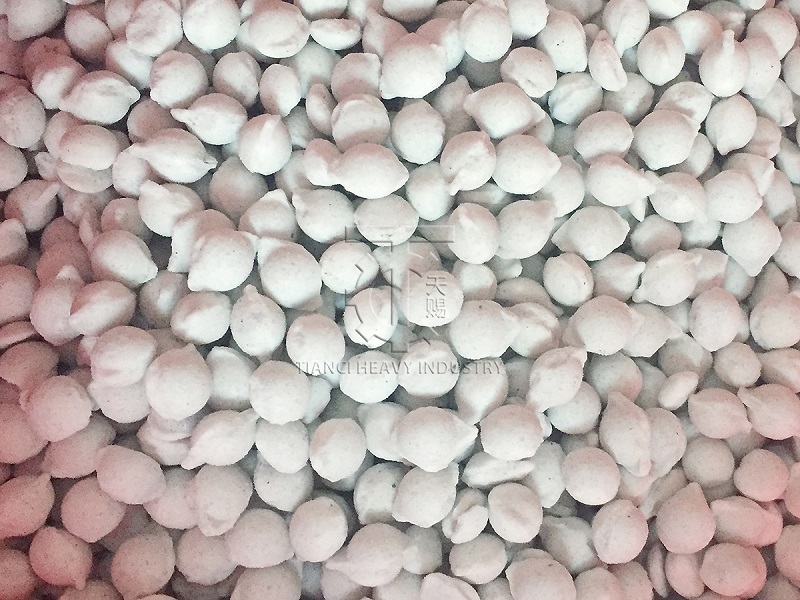 Double roller Extrusion Granulator Granules