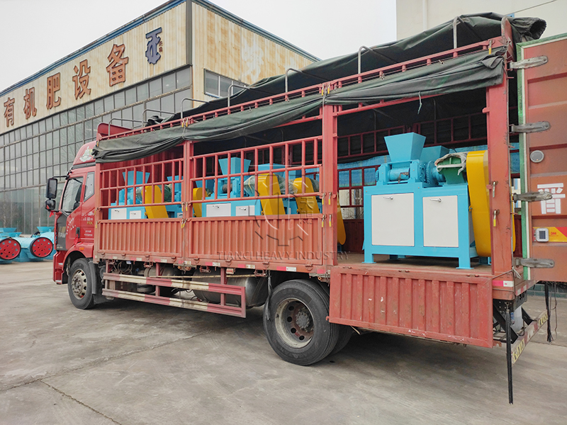 Dry powder fertilizer granulator shipped