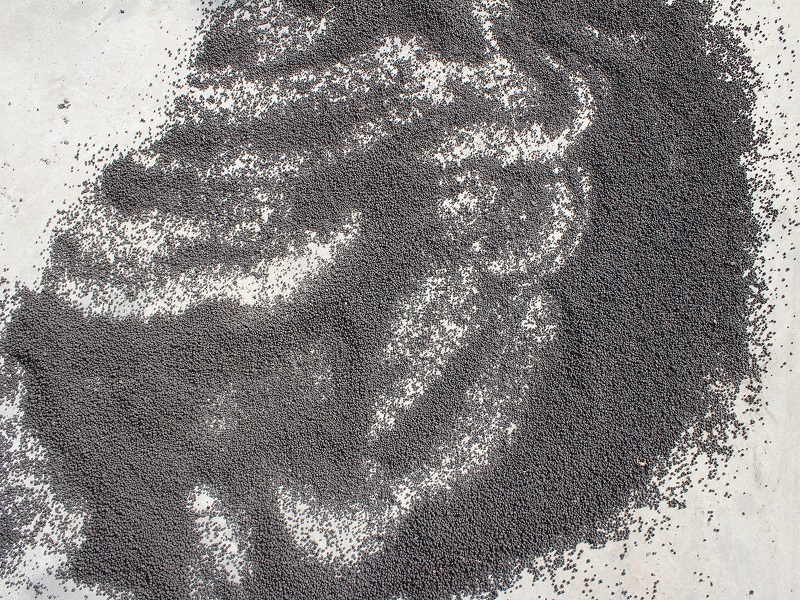 Granules From a Rotary Drum Granulator
