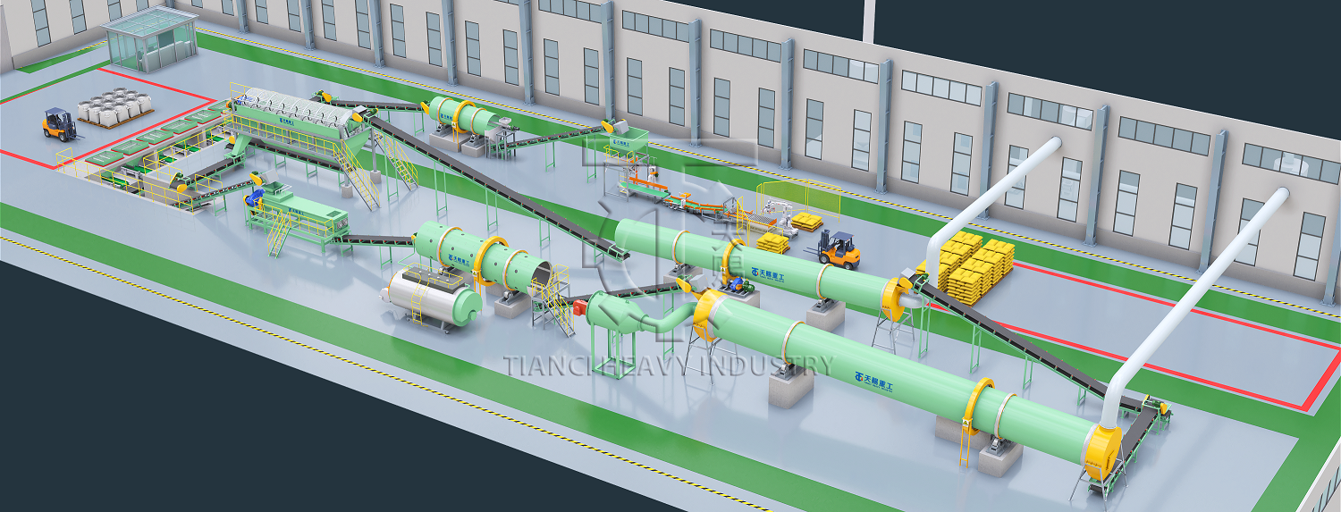 NPK Compound Fertilizer Production Line Process Flow