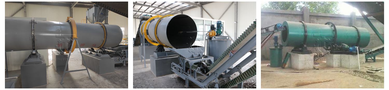 Fertilizer coating machine