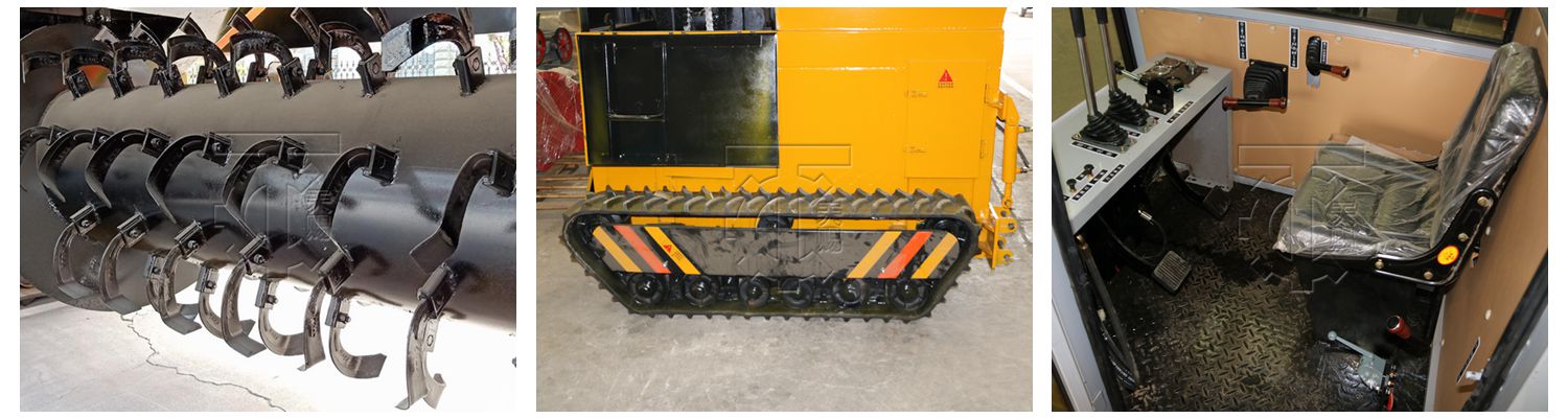 crawler type compost turner