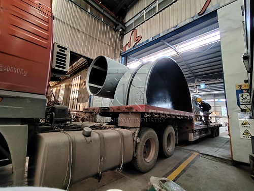disc granulator shipped