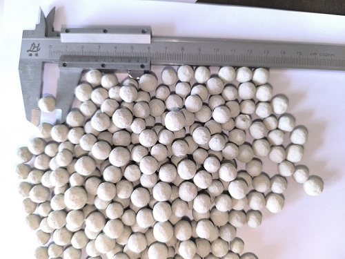 granules produced by a disc granulator