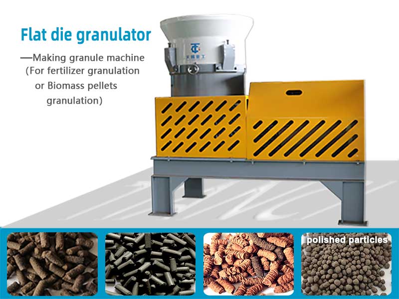 Fertilizer Flat Film Pellet Granulator