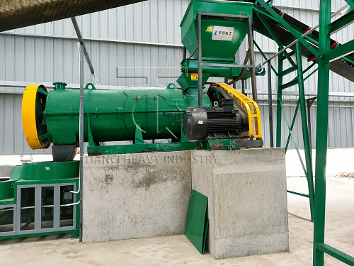 organic fertilizer granulator chicken manure project