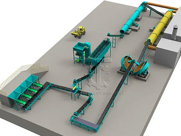 Disc Granulator Fertilizer Production Line