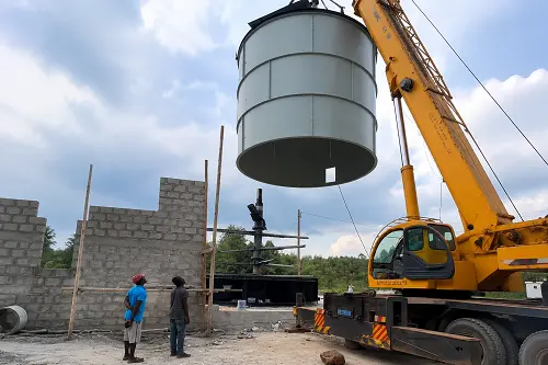 vertical fermentation tank working project 01